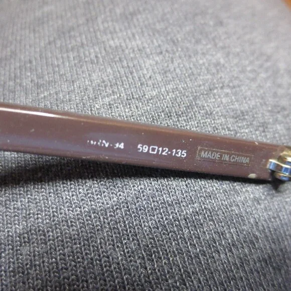 Candie's Sunglasses Frame Men's Matte Gunmetal Gray Full Rim Aviator 59-12-135 - Picture 6 of 8